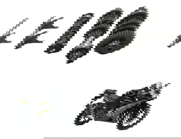 Caixa Marcha Câmbio Kawasaki Ninja 250r 09-12 Original