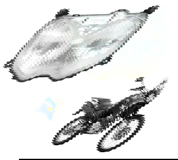 Farol C/avaria Yamaha Xtz 250 Tenere 16-19 Original Preto