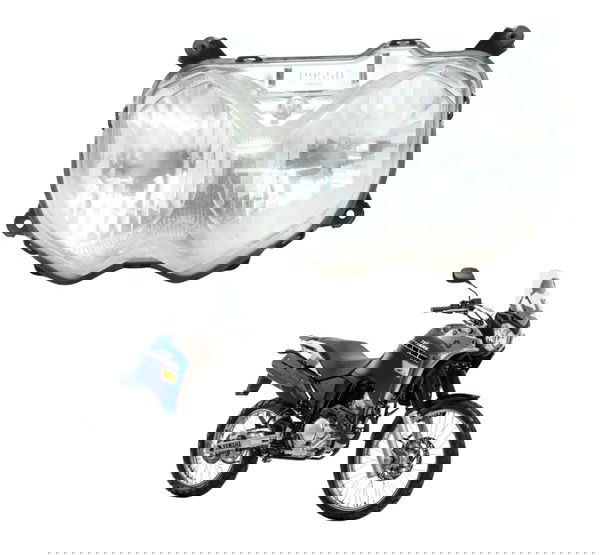 Farol C/avaria Yamaha Xtz 250 Tenere 16-19 Original Preto