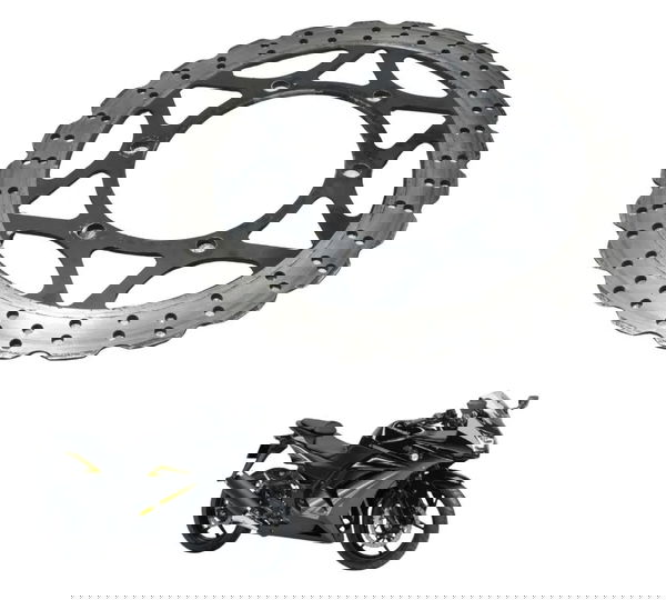 Disco Freio Dianteiro Kawasaki Ninja 250r 09-12 Original