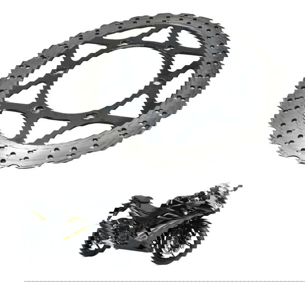 Disco Freio Dianteiro Kawasaki Ninja 250r 09-12 Original