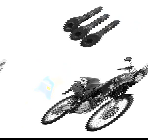 Jogo Parafuso Disco Freio Tras Yamaha Xtz 250 Tenere 16-19
