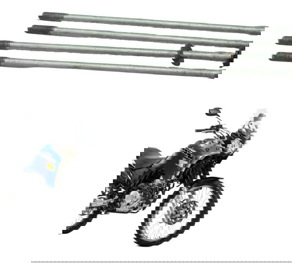 Jogo Parafuso Prisioneiro Cabeço Yamaha Xtz 250 Tenere 16-19