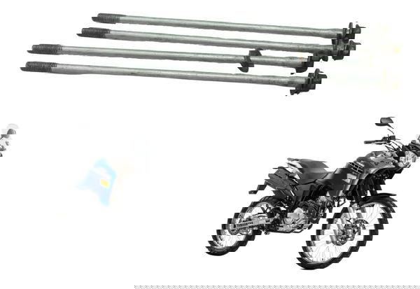 Jogo Parafuso Prisioneiro Cabeço Yamaha Xtz 250 Tenere 16-19