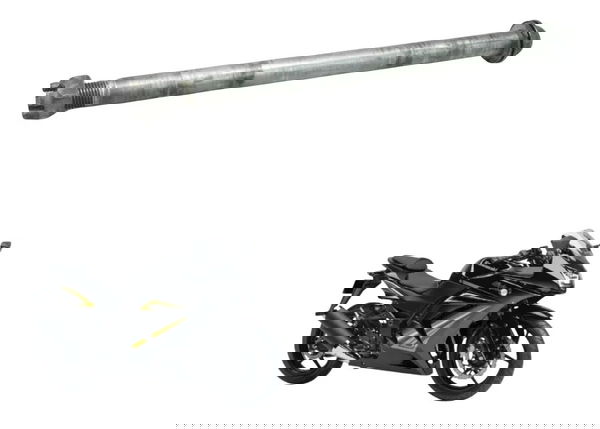 Eixo Roda Dianteira Kawasaki Ninja 250r 09-12 Original