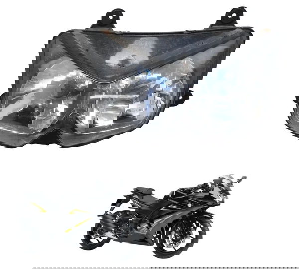 Farol C/ Reparo Kawasaki Ninja 250r 09-12 Original Ambos Lados