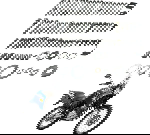 Kit Parafuso Diversos Motor Yamaha Xtz 250 Tenere 16-19 Orig