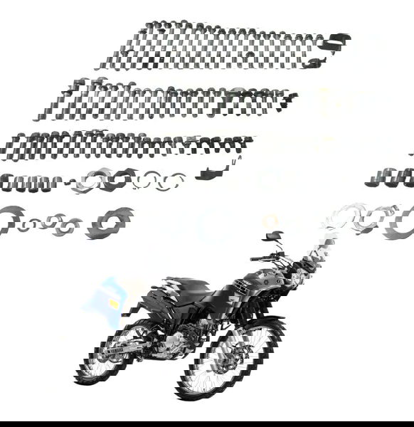 Kit Parafuso Diversos Motor Yamaha Xtz 250 Tenere 16-19 Orig