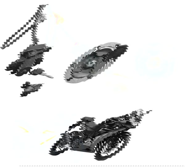 Kit Chave Ignição Kawasaki Ninja 250r 09-12 Original