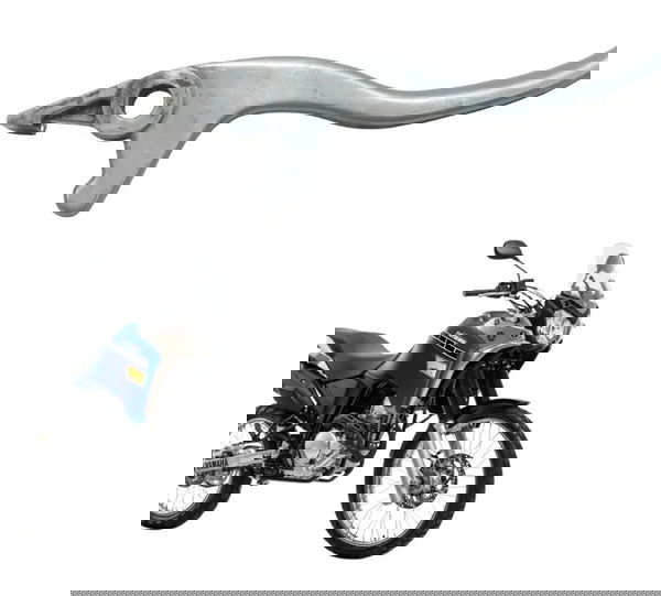 Manete Freio C/avaria Yamaha Xtz 250 Tenere 16-19 Original Cinza