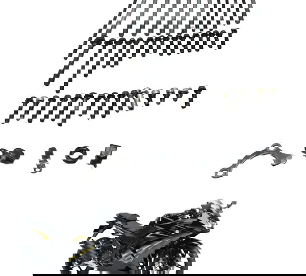 Kit Parafusos Motor Kawasaki Ninja 250r 09-12 Original