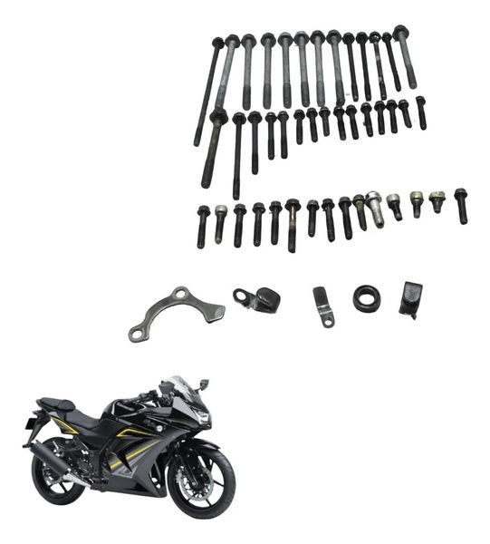 Kit Parafusos Motor Kawasaki Ninja 250r 09-12 Original