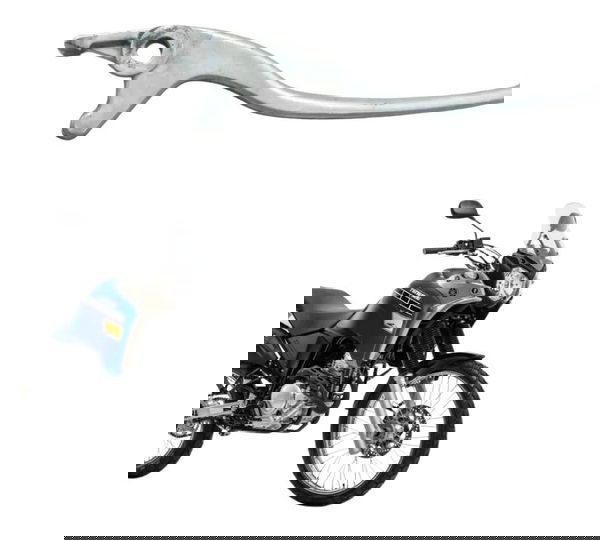 Manete Freio C/detalhes Yamaha Xtz 250 Tenere 16-19 Original Cinza