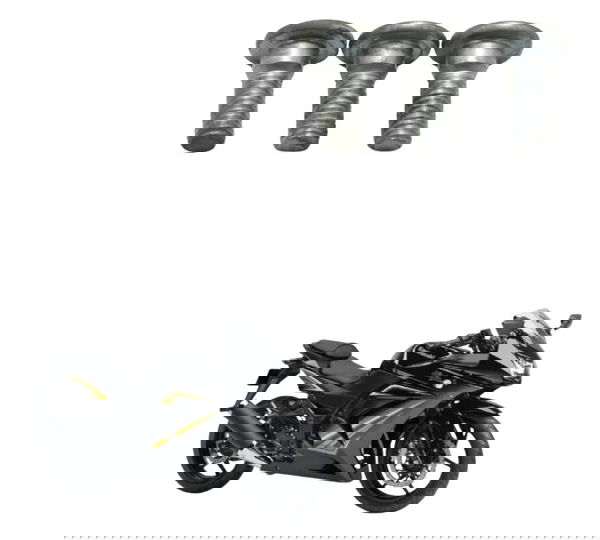 Kit Parafuso Disco Freio Traseiro Kawasaki Ninja 250r 09-12