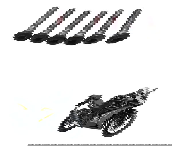 Kit Parafuso Disco Freio Dianteiro Kawasaki Ninja 250r 09-12