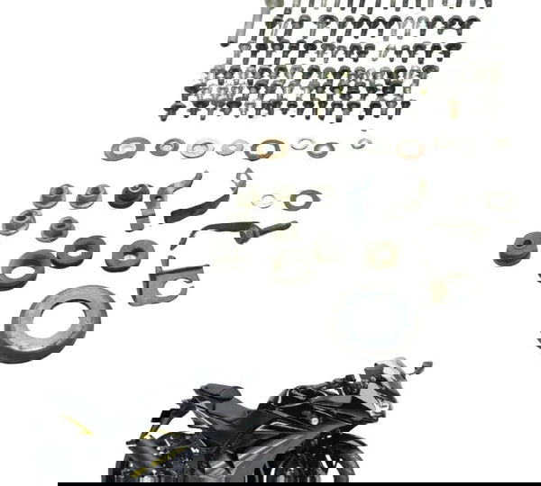 Kit Parafusos Diversos Kawasaki Ninja 250r 09-12 Original