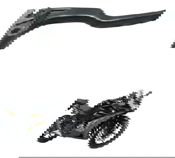 Manete Embreagem C/avaria Kawasaki Ninja 250r 09-12 Original Preto