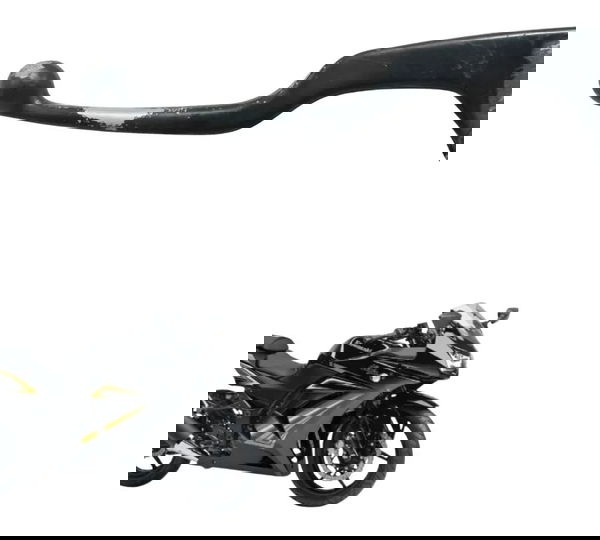 Manete Embreagem C/ Detal Kawasaki Ninja 250r 09-12 Original Preto