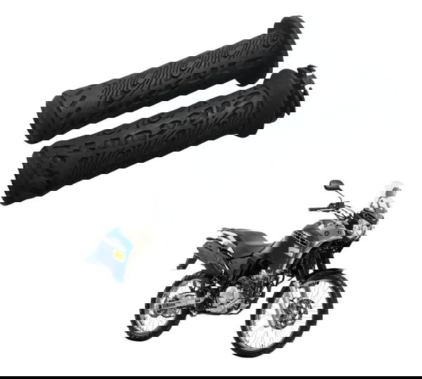 Par Manopla Circuit C/avaria Yamaha Xtz 250 Tenere 16-19 Preto