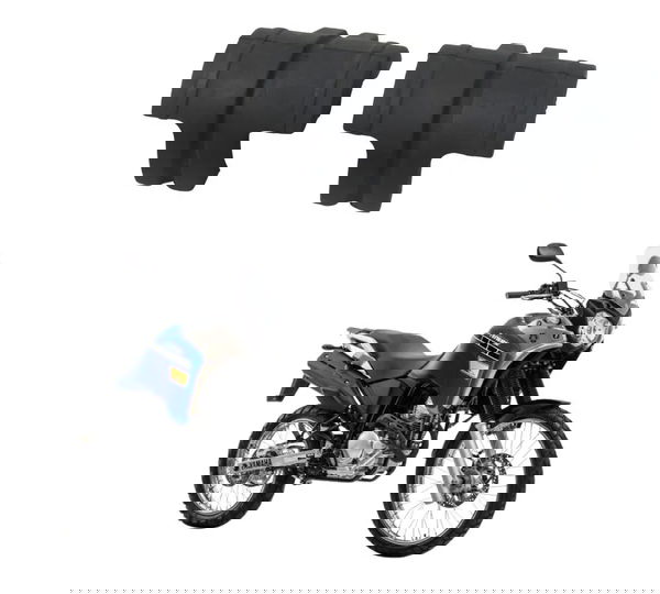 Par Borracha Tanque Yamaha Xtz 250 Tenere 16-19 Origina Preto