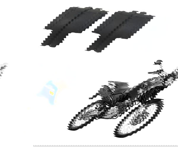 Par Borracha Tanque Yamaha Xtz 250 Tenere 16-19 Origina Preto