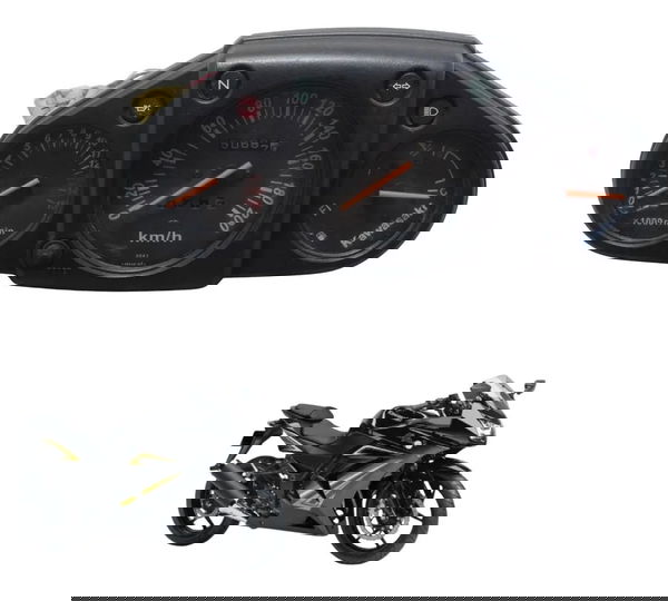 Painel (50.687km) Kawasaki Ninja 250r 09-12 Original