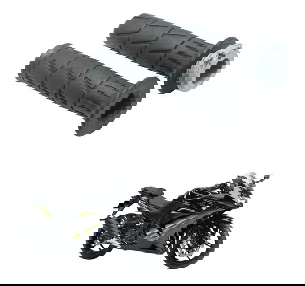 Par Manopla Original Kawasaki Ninja 250r 09-12 Original Preto