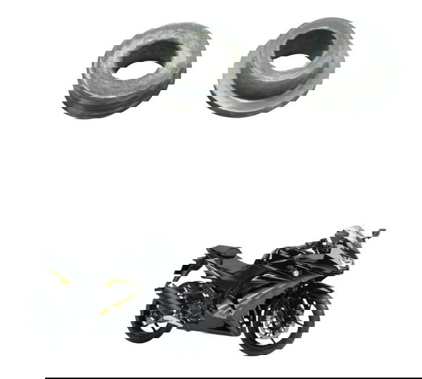 Par Bucha Eixo Roda Tras Kawasaki Ninja 250r 09-12 Original