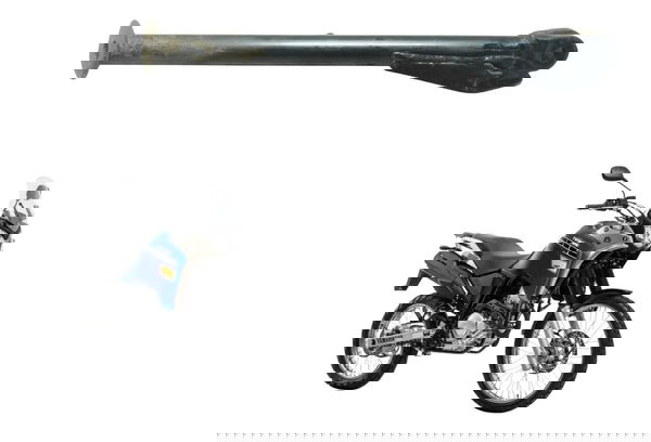 Pedal Descanso Lateral C/detalhe Yamaha Xtz 250 Tenere 16-19