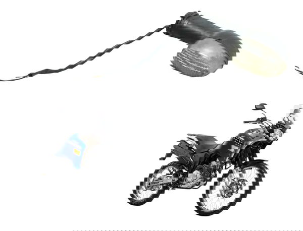 Pisca Diant Dir Tras Esq C/detal Yamaha Xtz 250 Tenere 16-19 Direito Preto