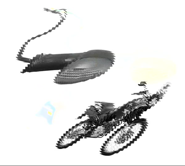 Pisca Diant Esq Tras Dir Yamaha Xtz 250 Tenere 16-19 Origina Esquerdo Preto