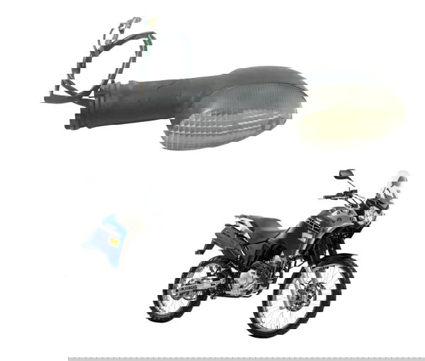 Pisca Dianteiro Esq Tras Dir Yamaha Xtz 250 Tenere 16-19 Ori Direito Cinza-escuro