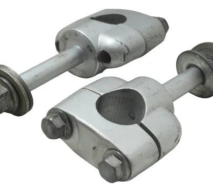 Par Riser Guidão Yamaha Xtz 250 Tenere 16-19 Origina Prateado