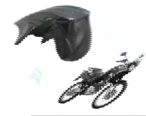 Paralama Dianteiro C/detalhes Yamaha Xtz 250 Tenere 16-19 Preto