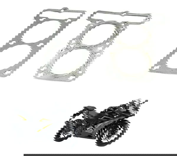 Par Junta Cabeçote Kawasaki Ninja 250r 09-12 Original