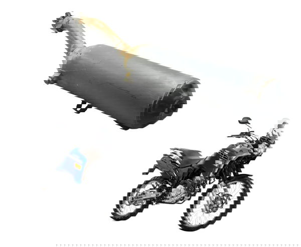 Ponteira Escape C/avaria Yamaha Xtz 250 Tenere 16-19 Origina