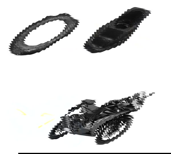 Porca Trava Pinhão Kawasaki Ninja 250r 09-12 Original