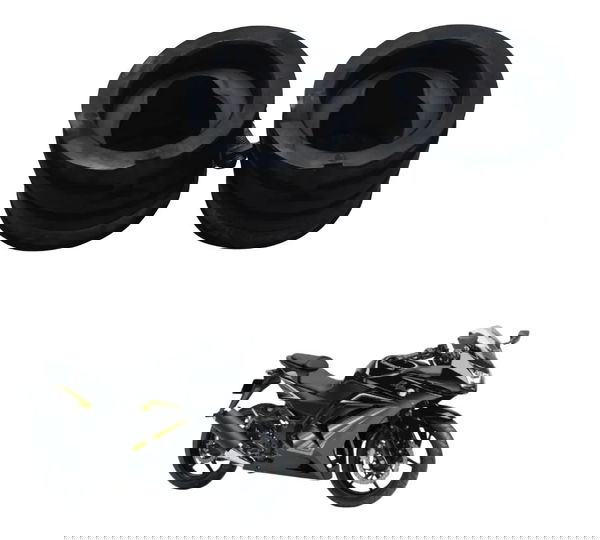 Par Coletor Admissão Kawasaki Ninja 250r 09-12 Original