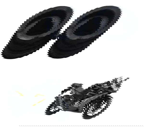 Par Coletor Admissão Kawasaki Ninja 250r 09-12 Original