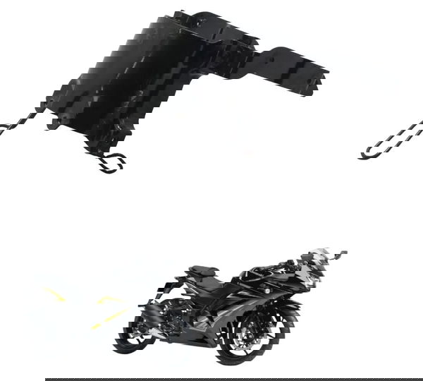 Suporte Paralama Dianteir C/avaria Kawasaki Ninja 250r 09-12 Preto