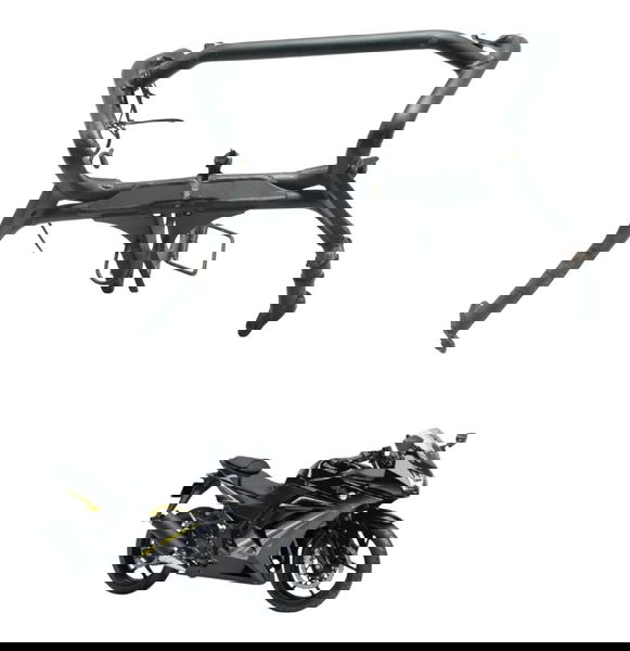 Suporte Aranha Farol C/avaria Kawasaki Ninja 250r 09-12 Orig