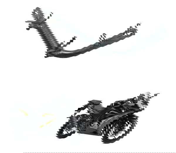 Suporte Guia Cabos Kawasaki Ninja 250r 09-12 Original