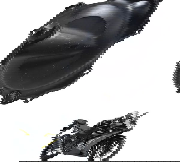 Tampa Motor Dir Embreagem Kawasaki Ninja 250r 09-12 Original Preto