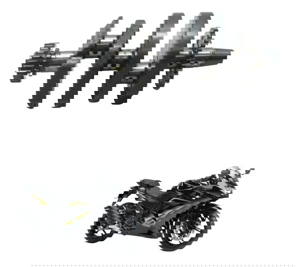 Virabrequim P/ Retifica Kawasaki Ninja 250r 09-12 Original