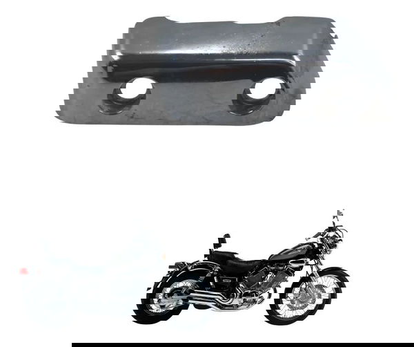 Acabamento Cabeçote C/avaria Yamaha Virago Xv 535 94-02 Orig Cinza-escuro