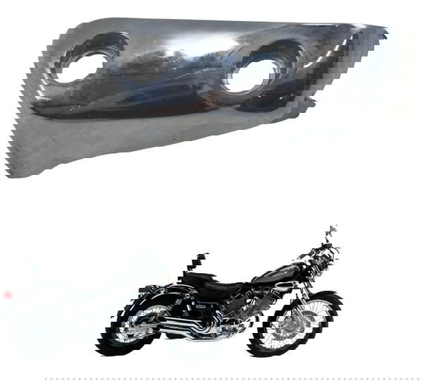 Acabamento Cabeçote C/avaria Yamaha Virago Xv 535 94-02 Orig Cinza-escuro