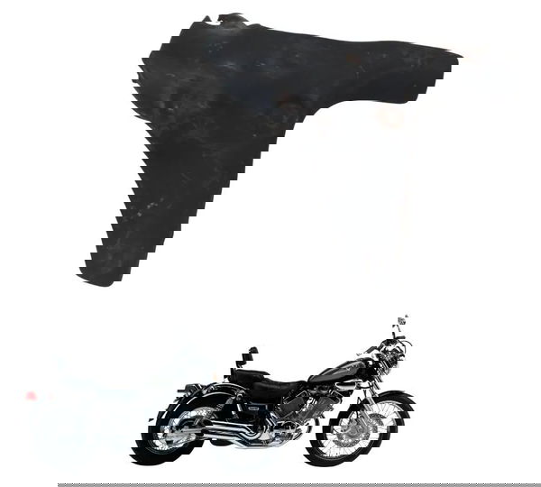 Acabamento Chassi Esq C/ Avaria Yamaha Virago Xv 535 94-02 Preto
