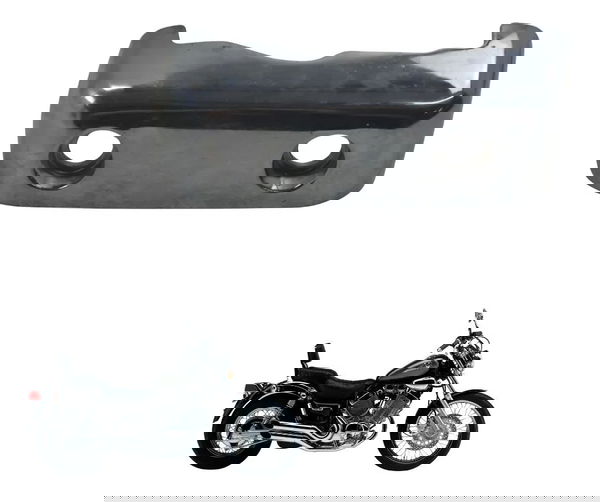 Acabamento Cabeçote Yamaha Virago Xv 535 94-02 Original Cinza-escuro