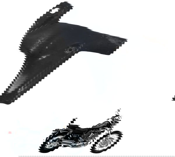 Acabamento Chassi Esq Yamaha Virago Xv 535 94-02 Original Preto