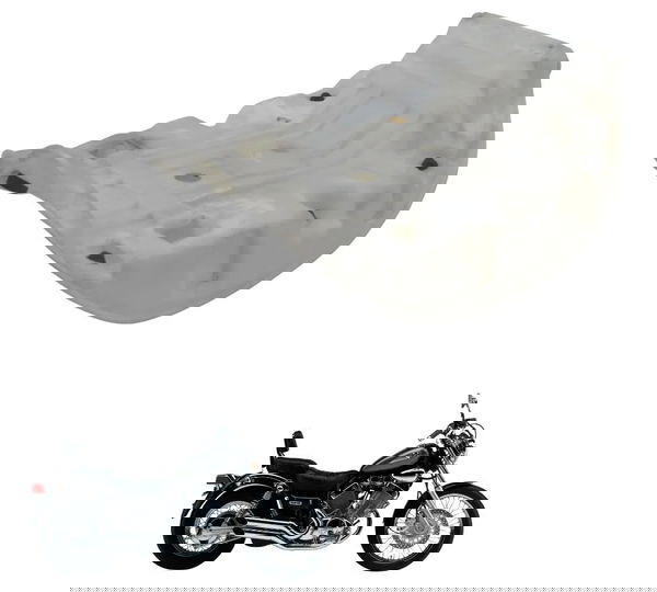 Banco Dianteiro C/avaria Yamaha Virago Xv 535 94-02 Original Branco